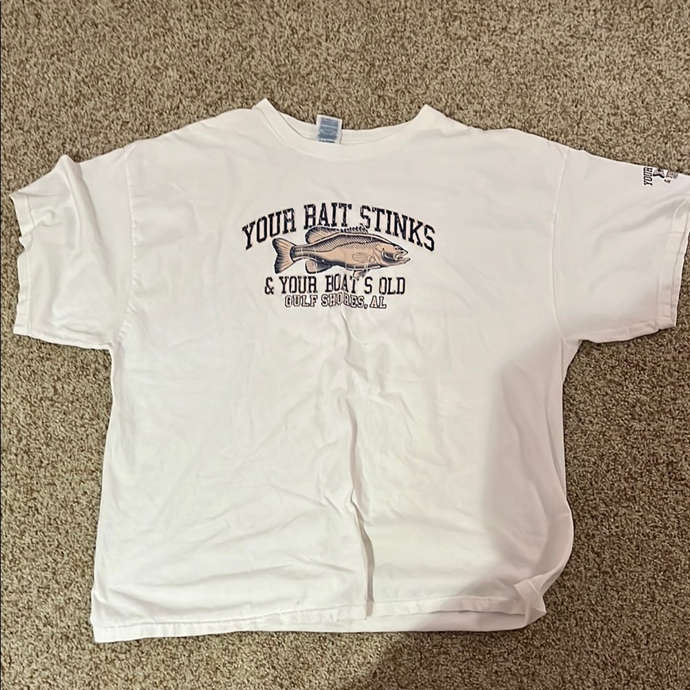 Delta White Graphic T-Shirt